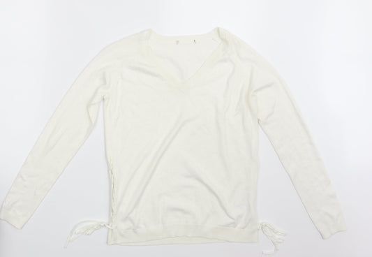 TU Womens Ivory   Pullover Jumper Size 8