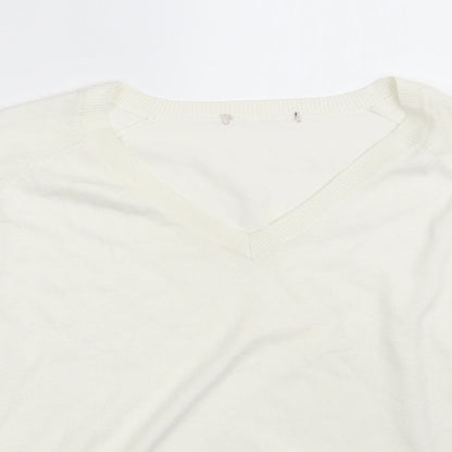 TU Womens Ivory   Pullover Jumper Size 8