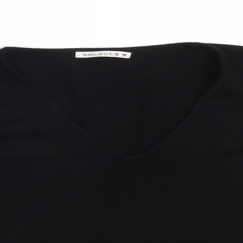 Womens UK Size 16 Select Black Pullover Jumper