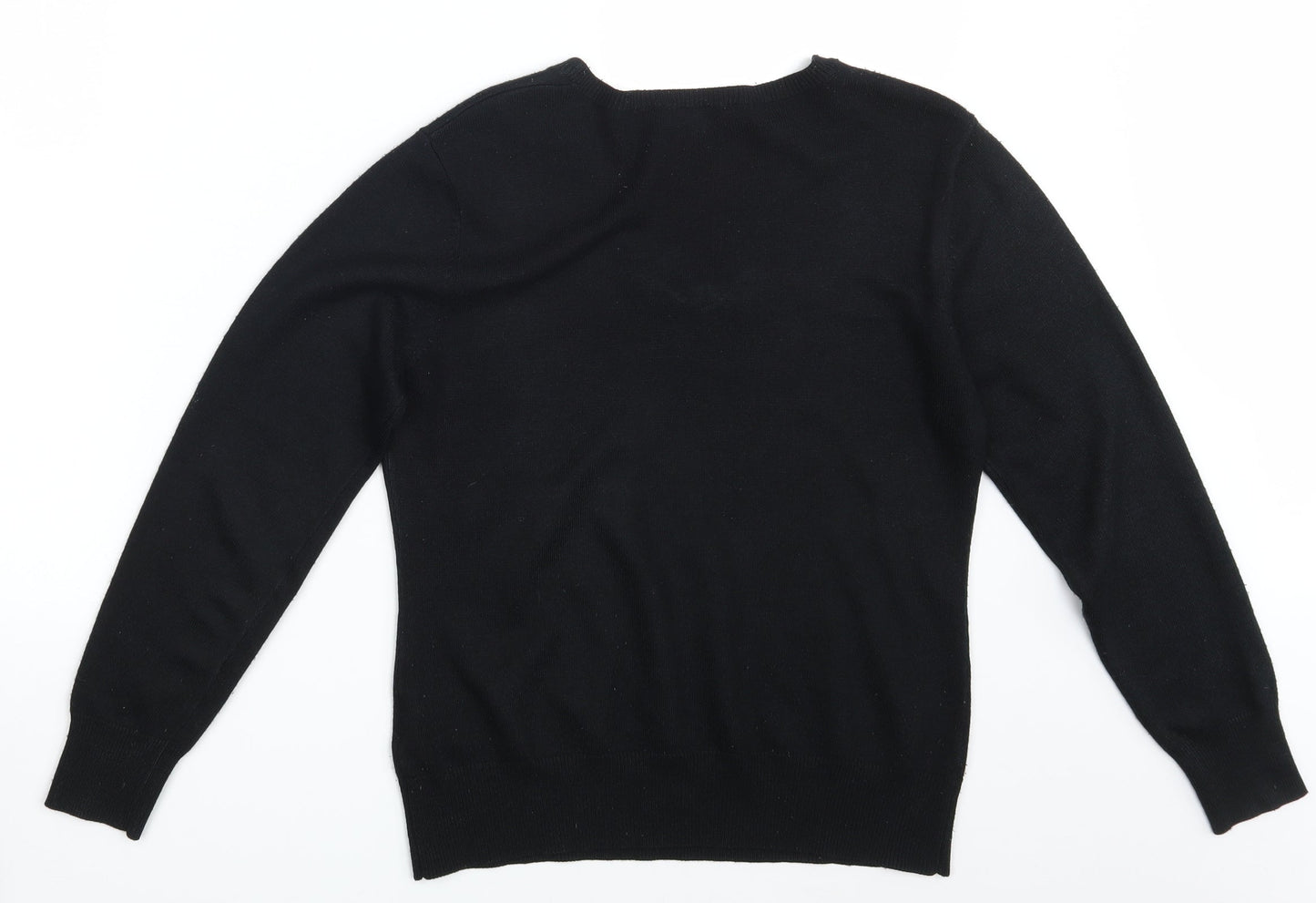 Kyoki Womens Black   Pullover Jumper Size 12