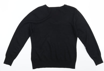 Kyoki Womens Black   Pullover Jumper Size 12