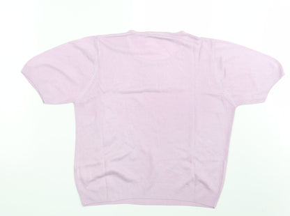 Womens UK Size 14 M&S Purple Pullover Jumper