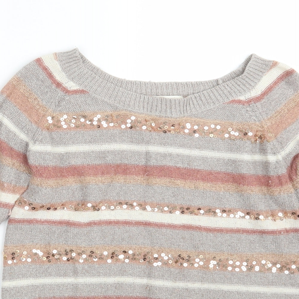 Womens UK Size 6 NEXT Pink Pullover Jumper