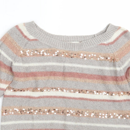 Womens UK Size 6 NEXT Pink Pullover Jumper