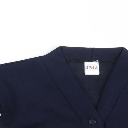 JMJ Girls Blue   Cardigan Jumper Size S
