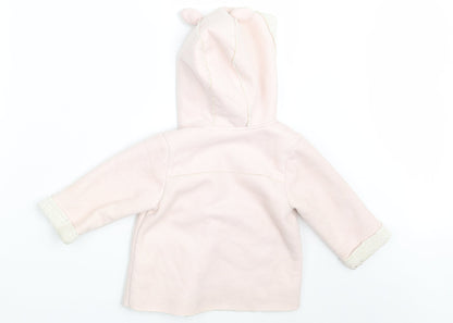 Matalan Girls Pink   Overcoat Coat Size 12-18 Months