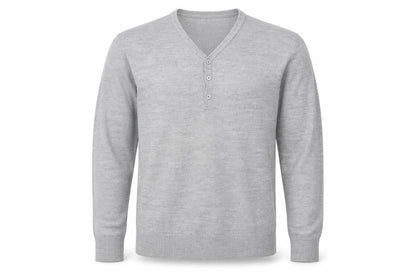 Burtomn Mens Grey   Pullover Jumper Size M