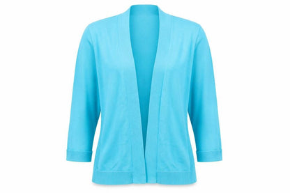 Isela Womens Blue  Rayon Cardigan Jumper Size XL