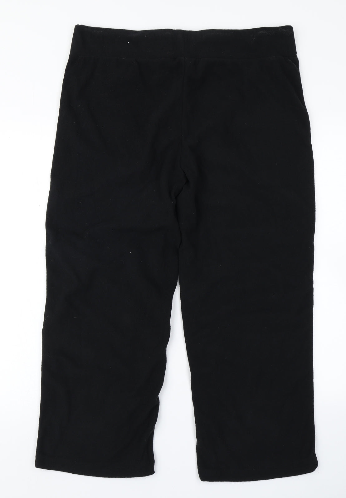 Avon Womens Black  Fleece Jogger Trousers Size 16 L23 in