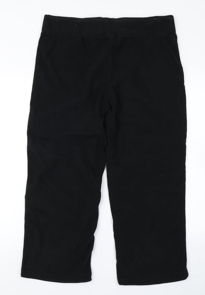 Avon Womens Black  Fleece Jogger Trousers Size 16 L23 in