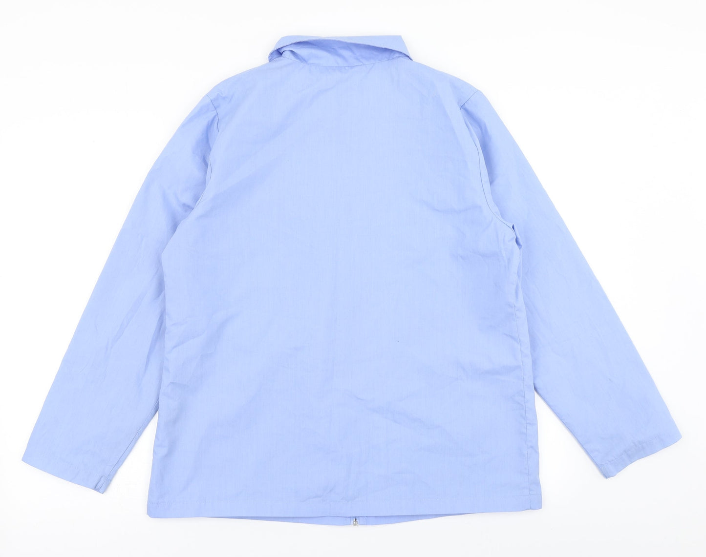 Womens UK Size 14 Damart Blue Pea Coat