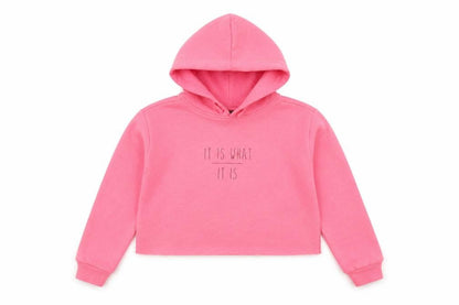 915 Generation Girls Pink   Pullover Hoodie Size 12-13 Years  - Cropepd
