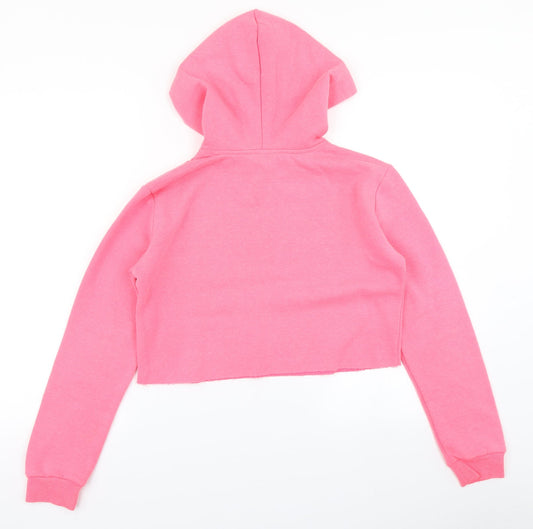 915 Generation Girls Pink   Pullover Hoodie Size 12-13 Years  - Cropepd