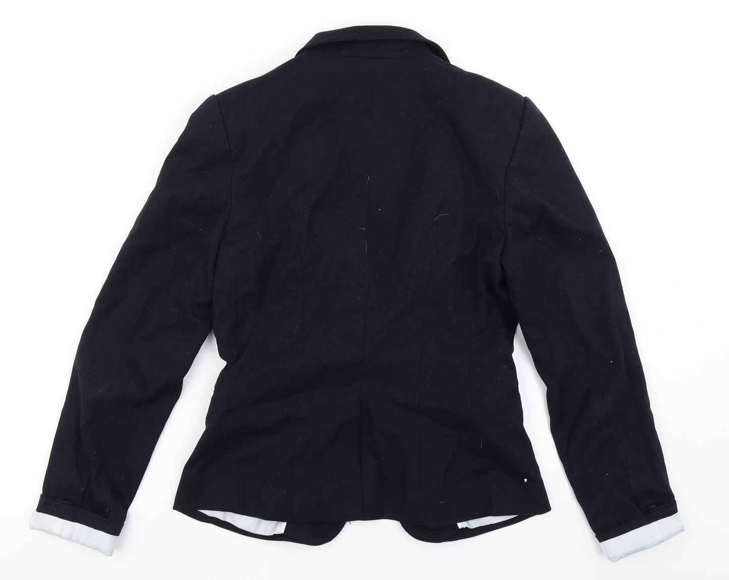 H&M Womens Blue   Jacket Blazer Size 8