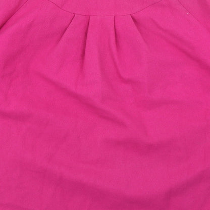 River Island Womens Pink   Overcoat Coat Size 12