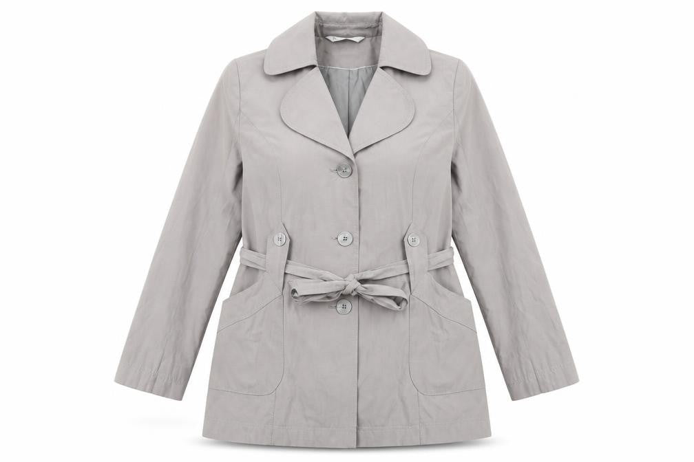 BHS Womens Grey   Overcoat Coat Size 10