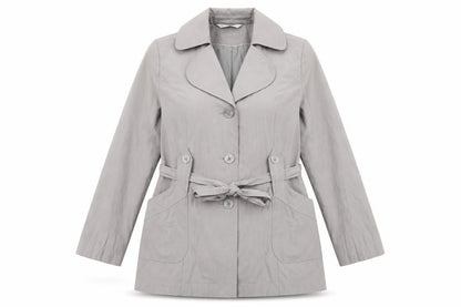 BHS Womens Grey   Overcoat Coat Size 10