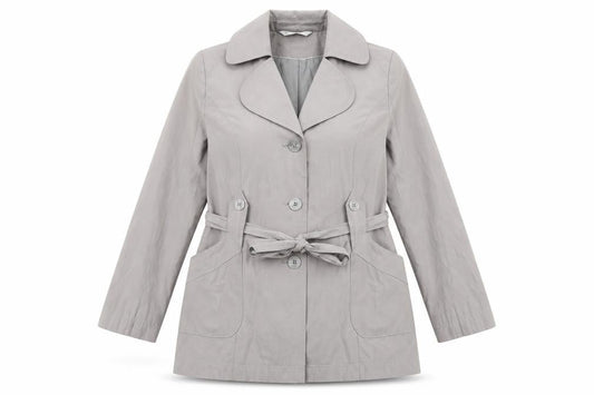 BHS Womens Grey   Overcoat Coat Size 10