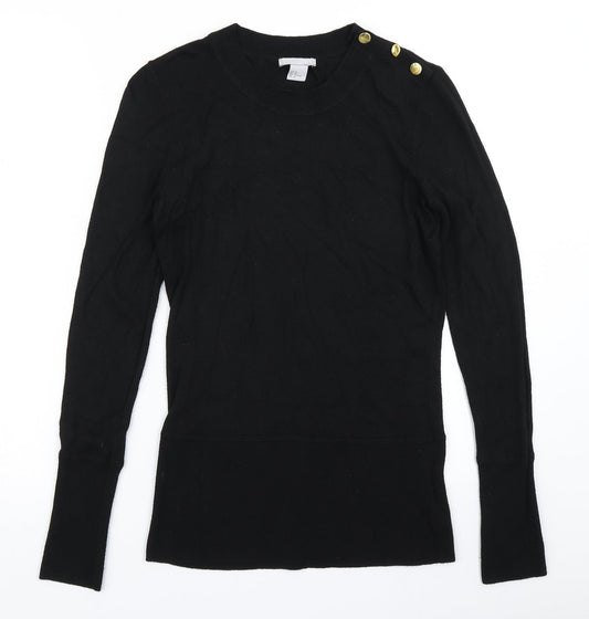 Womens UK Size M H&M Black Pullover Jumper