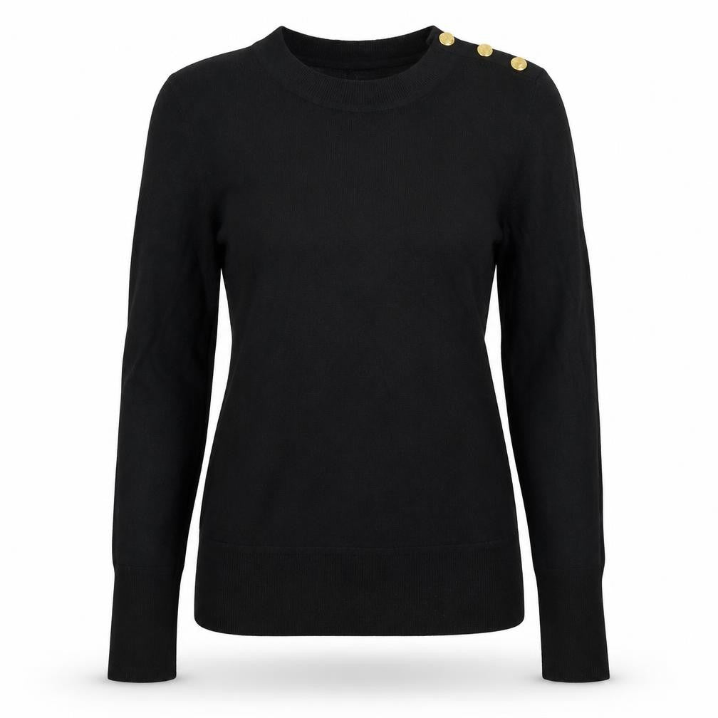 Womens UK Size M H&M Black Pullover Jumper