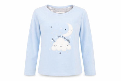 Love To Dream Womens Blue Solid  Top Pyjama Top Size 8