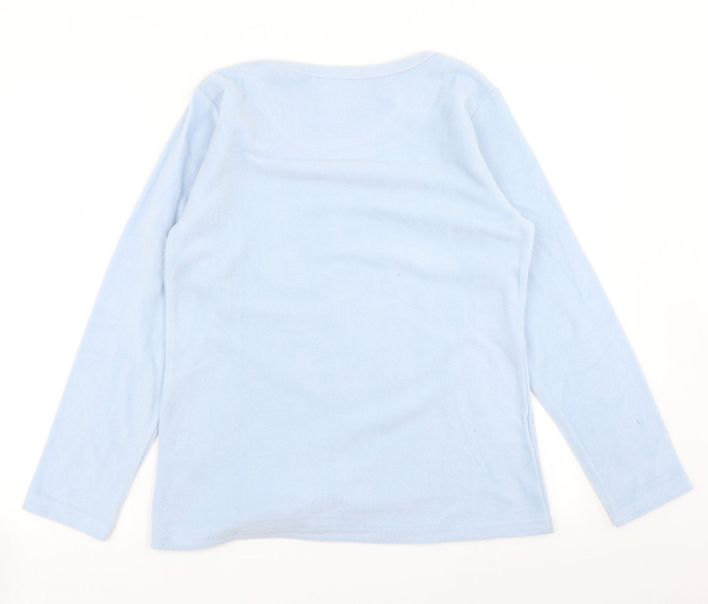 Love To Dream Womens Blue Solid  Top Pyjama Top Size 8