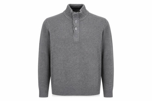 Mens UK Size L Blue Harbour Grey Pullover Jumper