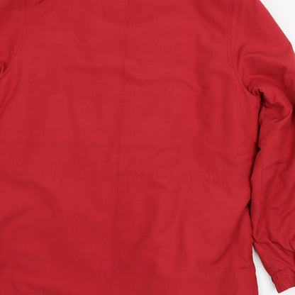 Eliza Grey Womens Red   Parka Coat Size 12