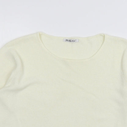 Womens UK Size 14 Berkertex Ivory Pullover Jumper