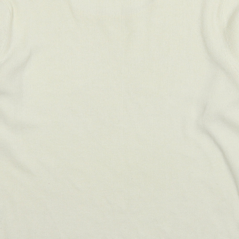 Womens UK Size 14 Berkertex Ivory Pullover Jumper