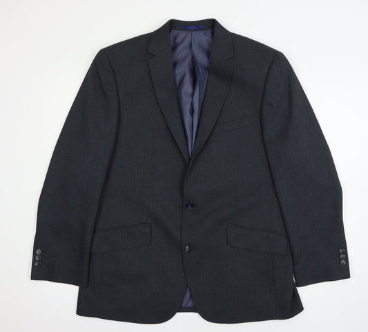 Mens UK Size L Taylor & Wright Regular Blue Suit Jacket