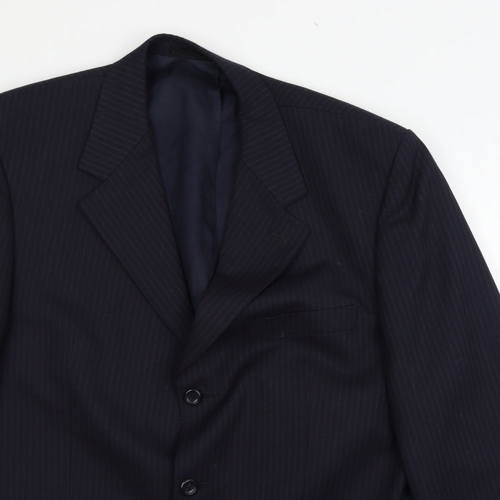Mens UK Size L Burton Regular Blue Suit Jacket