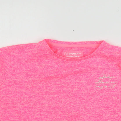 Primark Girls Pink  Jersey Pullover Sweatshirt Size 10-11 Years  - Sleep dream repeat