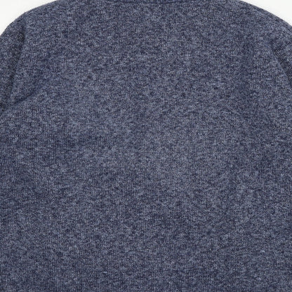 Caribou Womens Blue  Knit Cardigan Jumper Size L