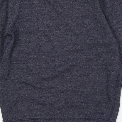 Peacocks Womens Blue  Jersey Pullover Sweatshirt Size S
