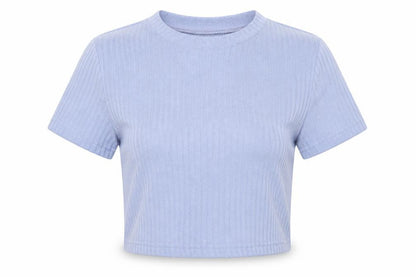 Womens UK Size XS SheIn Blue Basic T-Shirt