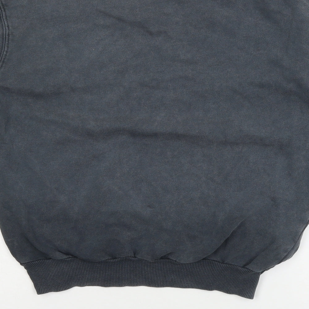 Boohoo Womens Grey  Jersey Pullover Sweatshirt Size 6  - L'Amore