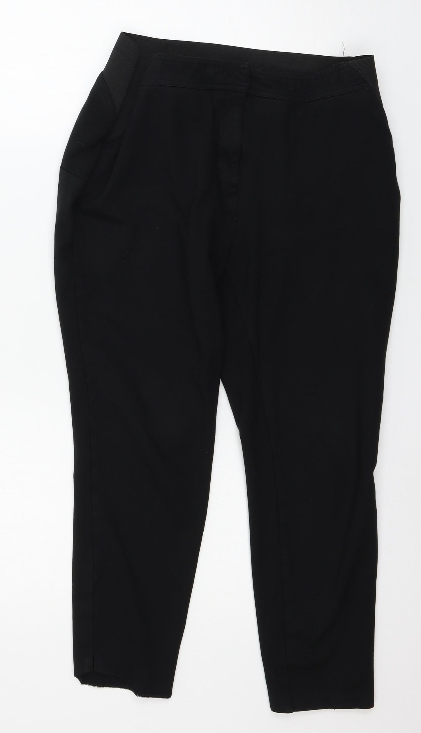 Womens UK Size 16 Tailored Regular Fit  Black Trousers