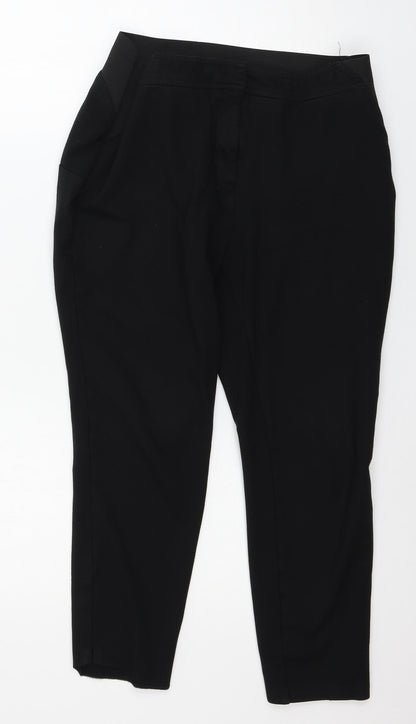 Womens UK Size 16 Tailored Regular Fit  Black Trousers