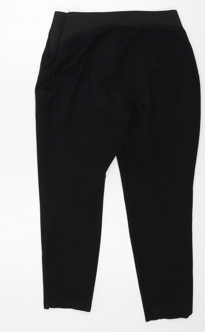 Womens UK Size 16 Tailored Regular Fit  Black Trousers