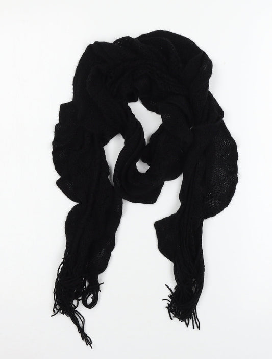 George Womens Black  Knit  Scarf