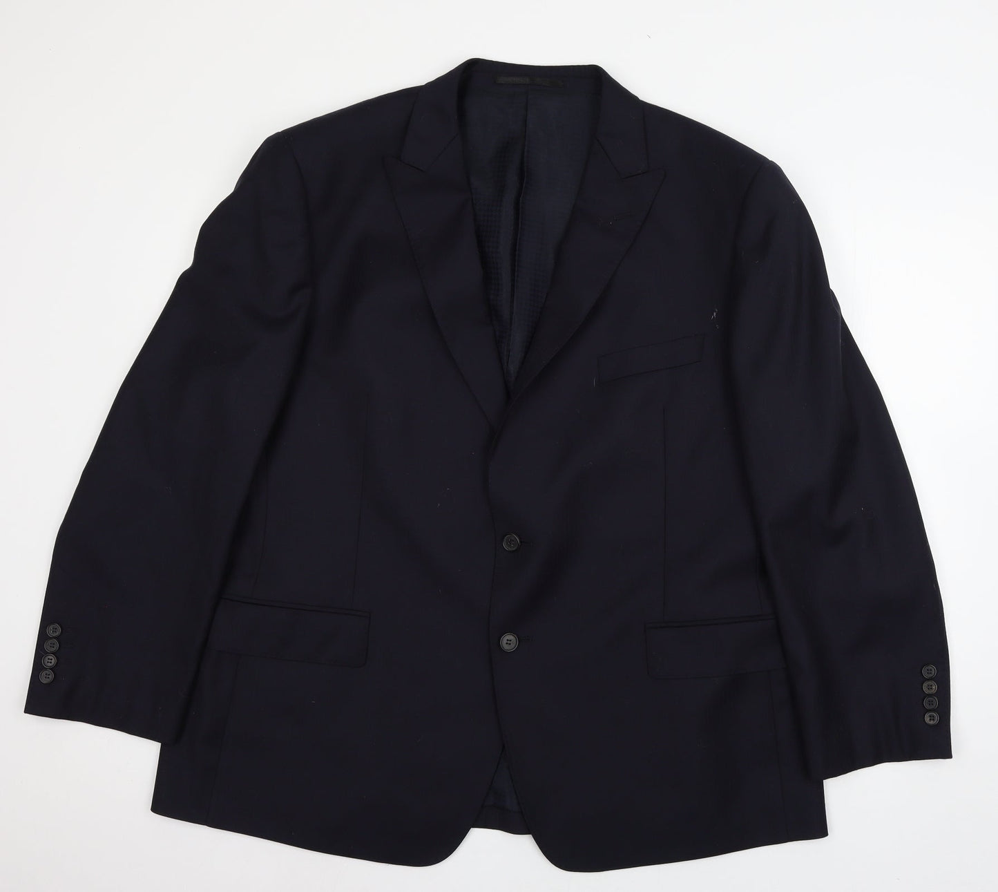 Mens UK Size XL Impressions Regular Blue Suit Jacket