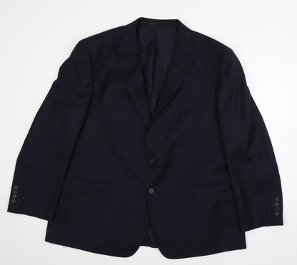 Mens UK Size XL Impressions Regular Blue Suit Jacket