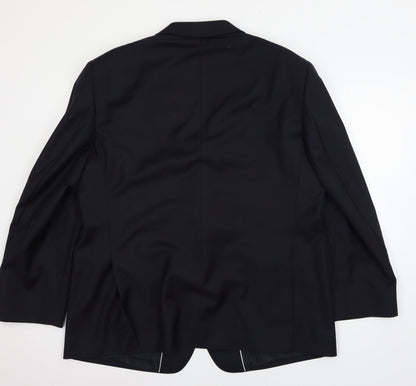 Mens UK Size XL Impressions Regular Blue Suit Jacket