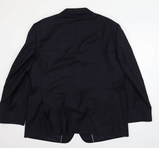 Mens UK Size XL Impressions Regular Blue Suit Jacket