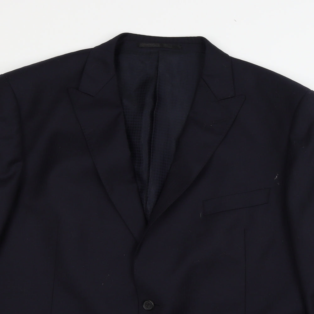Mens UK Size XL Impressions Regular Blue Suit Jacket