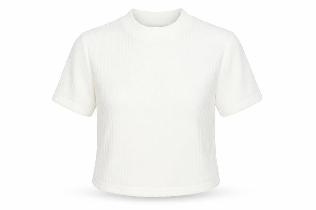 Womens UK Size XS SheIn White Basic T-Shirt