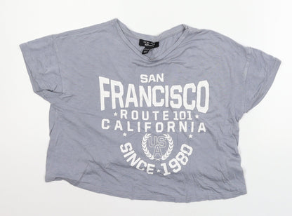 New Look Girls Blue  Jersey Basic T-Shirt Size 12-13 Years  - San Francisco