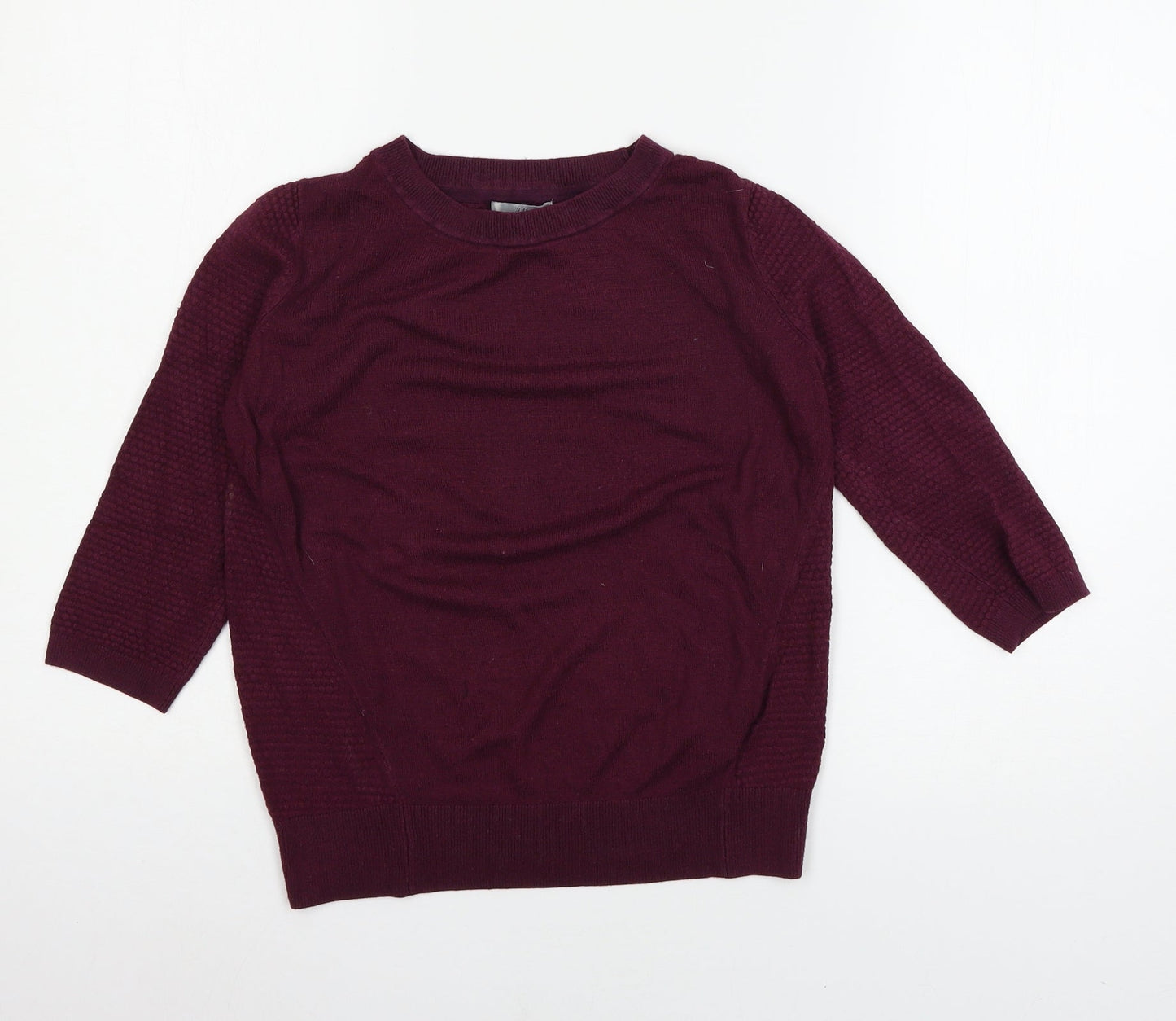 Womens UK Size S H&M Purple Pullover Jumper