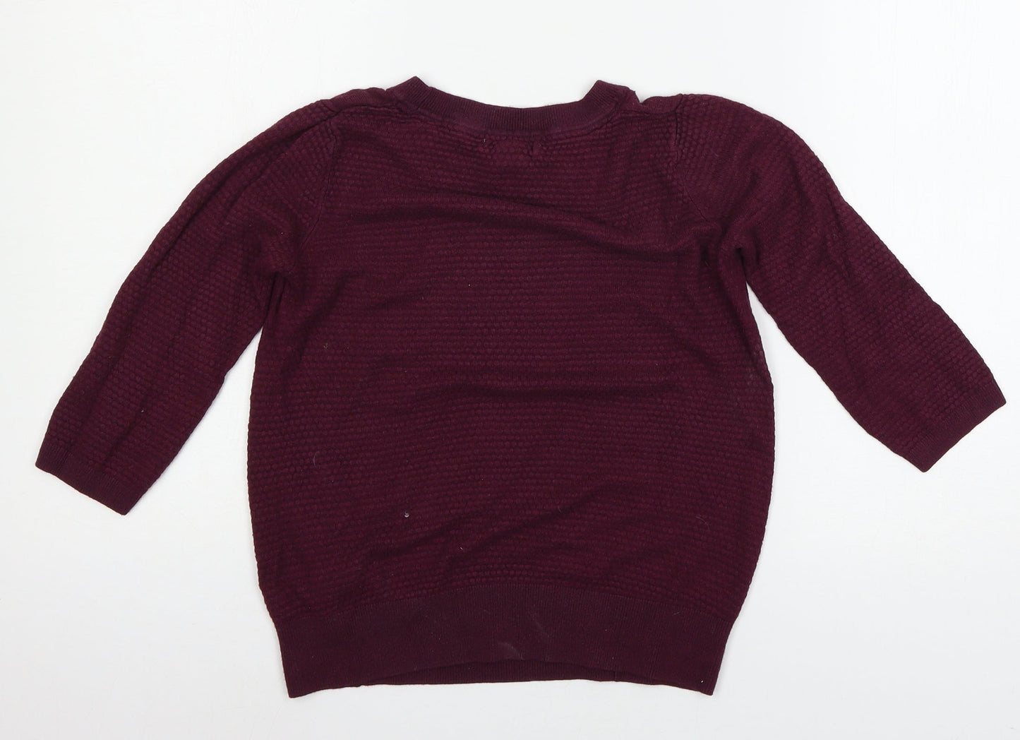 Womens UK Size S H&M Purple Pullover Jumper